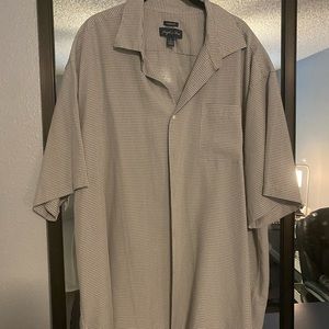 Joseph & Feiss tan button down